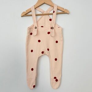 Organic zoo footed overalls